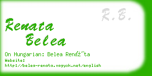 renata belea business card